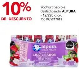City Club Alpura yoghurt bebible deslactosado oferta