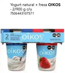 City Club Oikos yogurt natural + fresa oferta