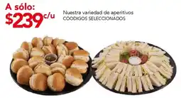 City Club Nuestra variedad de aperitivos oferta