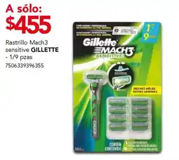 City Club Gillette Mach 3 sensitive rastrillo oferta