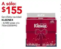 City Club Kleenex servilleta navidad oferta