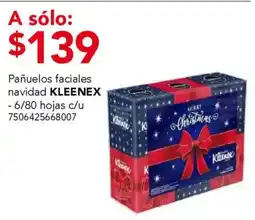 City Club Kleenex pañuelos faciales navidad oferta