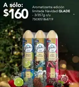 City Club Glade aromatizante edicion limitada navidad oferta