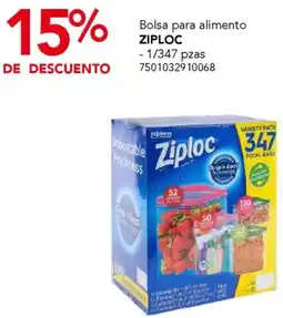 City Club Ziploc bolsa para alimento oferta