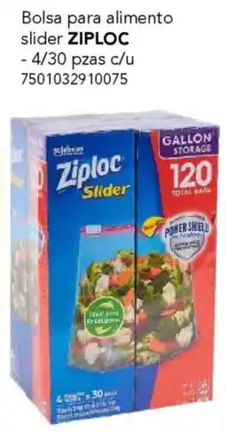City Club Ziploc bolsa para alimento slider oferta