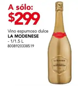 City Club La Modenese vino espumoso dulce oferta
