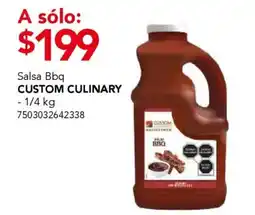 City Club Custom Culinary salsa BBQ oferta