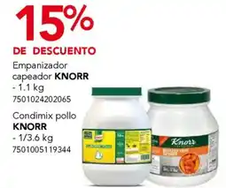 City Club Knorr empanizador capeador o condimix pollo oferta
