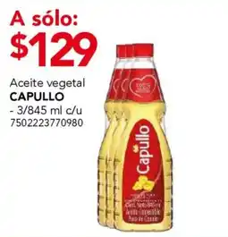 City Club Capullo aceite vegetal oferta