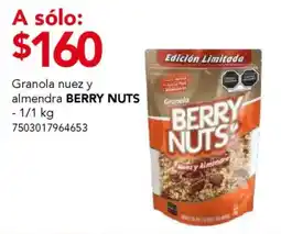 City Club Berry Nuts granola nuez y almendra oferta