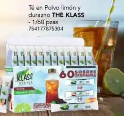 City Club The Klass té en polvo limón y durazno oferta