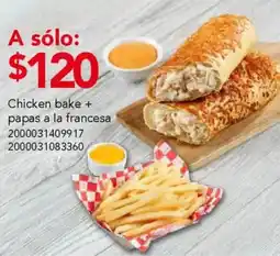 City Club Chicken bake + papas a la francesca oferta