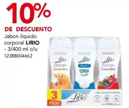 City Club Lirio jabon liquido corporal oferta