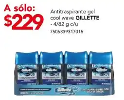 City Club Gillette antiperspirante gel oferta