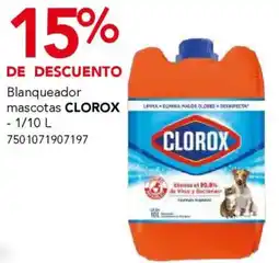 City Club Clorox blanqueador mascotas oferta