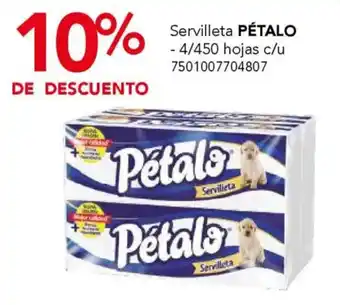 City Club Pétalo servilleta oferta