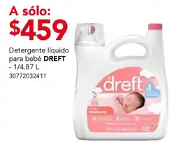 City Club Dreft detergente liquido para bebe oferta