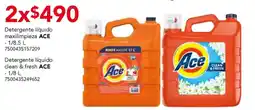 City Club Ace detergente liquido oferta