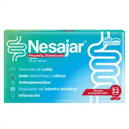 Farmacias YZA NESAJAR 100MG/300MG 32 CAPS oferta
