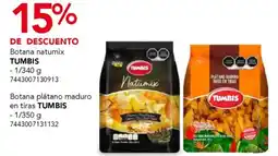 City Club Tumbis botana natumix o platano maduro en tiras oferta
