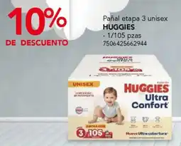 City Club Huggies Ultraconfort unisex etapa 3 oferta
