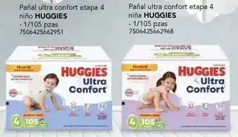 Huggies Ultraconfort niño o niña etyapa 4