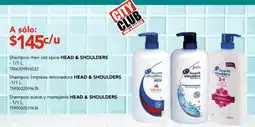 City Club Head & Shoulders shampoo oferta