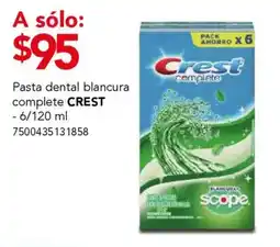 City Club Crest pasta dental blancura complete oferta