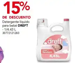 City Club Dreft detergente liquido para bebe oferta