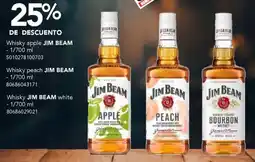 City Club Jim Beam whisky apple/peach/white oferta