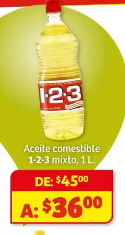 Soriana Híper 1-2-3 aceite comestible oferta