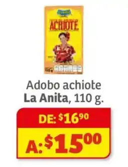 Soriana Híper La Anita adobo achiote oferta