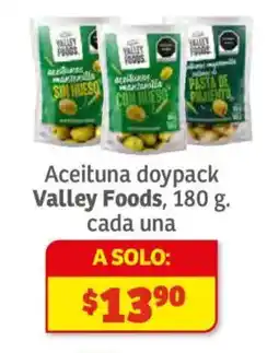 Soriana Híper Valley Foods aceituna doypack oferta