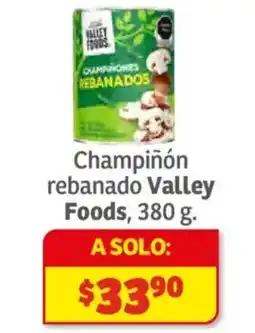Soriana Híper Valley Foods champiñón rebanado oferta