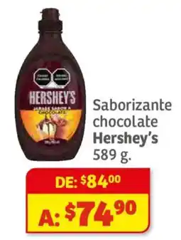 Soriana Híper Hershey's saborizante chocolate oferta