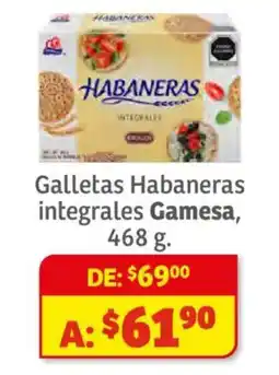 Soriana Híper Gamesa galletas habaneras integrales oferta