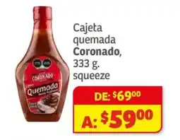 Soriana Híper Coronado cajeta quemada oferta
