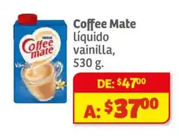 Soriana Híper Coffee Mate liquido vainilla oferta