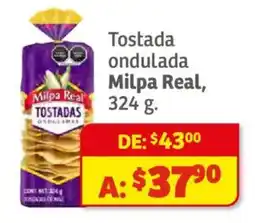 Soriana Híper Milpa Real tostada ondulada oferta