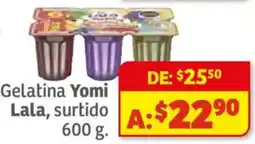 Soriana Híper Yomi Lala gelatina oferta