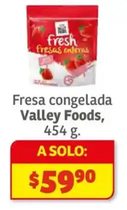 Soriana Híper Valley Foods fresa congelada oferta
