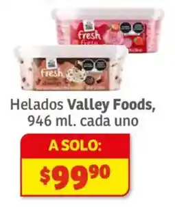 Soriana Híper Valley Foods helados oferta