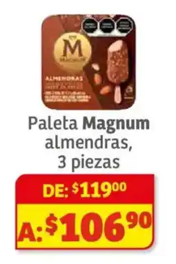 Soriana Híper Magnum paleta almendras oferta