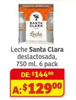 Soriana Híper Santa Clara leche deslactosada oferta