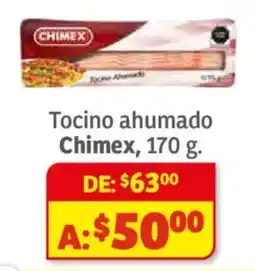 Soriana Híper Chimex tocino ahumado oferta