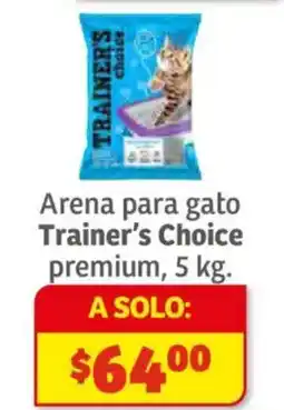 Soriana Híper Trainer's Choice arena para gato premium oferta
