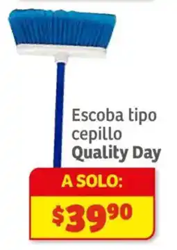 Soriana Híper Quality Day escoba tipo cepillo oferta