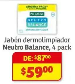 Soriana Híper Neutro Balance jabon dermolimpiador oferta