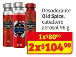 Soriana Híper Old Spice caballero aerosol oferta