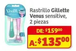 Soriana Híper Gillette Venus sensitive oferta
